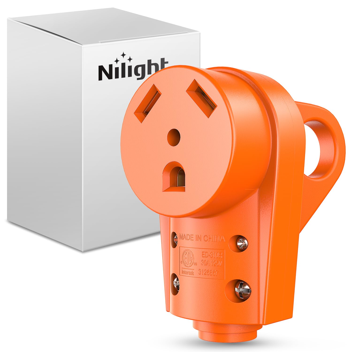 Nilight ABS, RV Replacement Plug for RV Camper Caravan Motorhome Van Trailer with Handle ETL Listed